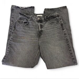 Zara Gray Relaxed Fit Jeans